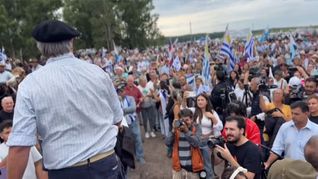 Guillermo Besozzi presenció una marcha a su favor y recalcó su presunta inocencia