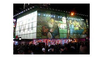 El mundo Wii invadió el Times Square de Manhattan.
