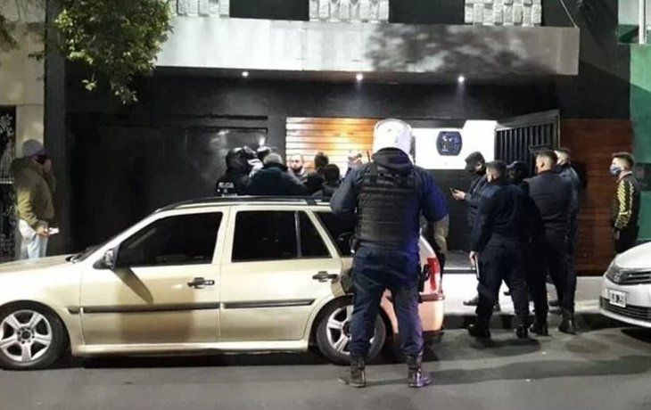 El boliche clausurado en San Luis.