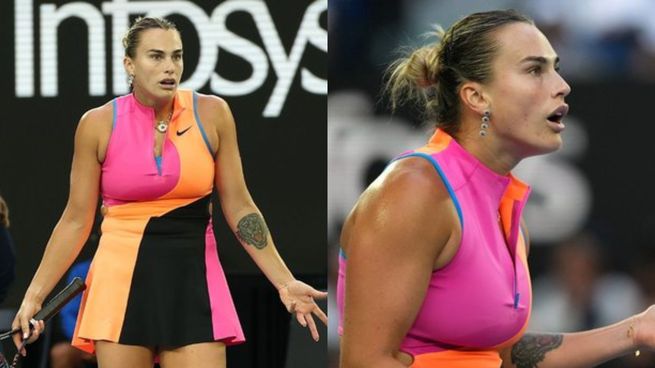 Aryna Sabalenka fue sancionada por “hindrance” tras un grito durante un punto en la semifinal del Australian Open disputada en el Rod Laver Arena.