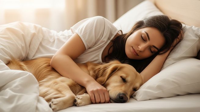 Compartir la cama con un perro puede brindar confort y calor en invierno, pero también implica riesgos para la salud y la calidad del sueño.