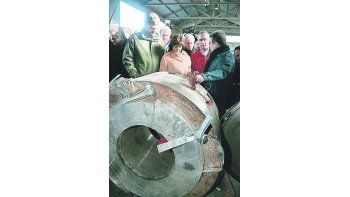 Bobinas. Fueron ocho y de acero las utilizadas para camuflar los 1984 panes de cocaína que la organización narco preveía colocar en Europa.