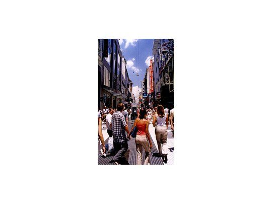 La calle Florida fue una de las más concurridas a la hora de realizar compras navideñas