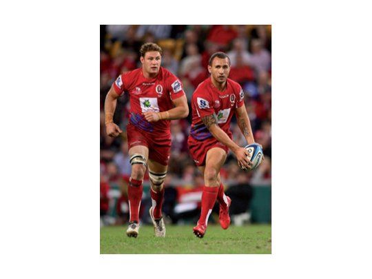 Siempre cumple. Quade Cooper fue otra vez importante para la clasificación de los Reds.