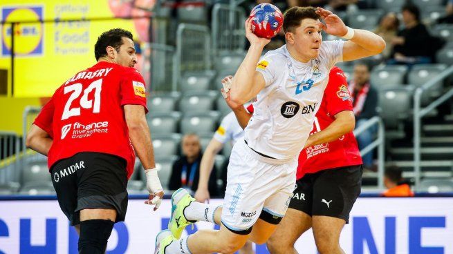 Argentina tuvo un debut errático en el Mundial de handball.