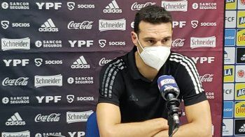 scaloni, contundente: argentina merecio ganar y no hay que darle mas vueltas