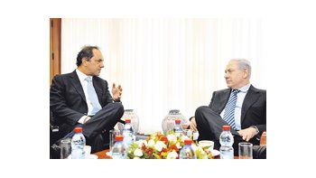 El gobernador Scioli cerró ayer su gira institucional y comercial por Israel con una reunión con el primer ministro, Benjamín Netanyahu.