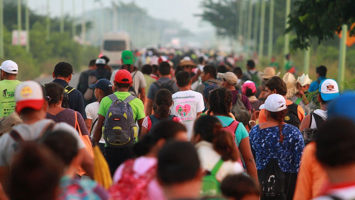 M xico concede 2.500 permisos humanitarios para disolver caravana