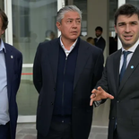 Los gobernadores patagónicos Alberto Weretilneck (Río Negro), Rolando Figueroa (Neuquén) e Ignacio Torres (Chubut), estarán en la comitiva oficial. Los gobernadores patagónicos Alberto Weretilneck (Río Negro), Rolando Figueroa (Neuquén) e Ignacio Torres (Chubut), estarán en la comitiva oficial.