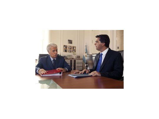 Capitanich recibió a De la Sota en Casa Rosada.