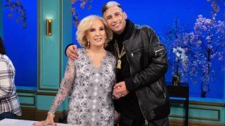 L-Gante compartió momentos divertidos en la mesa de Mirtha Legrand el sábado.
