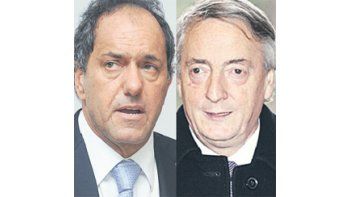 Daniel Scioli y Néstor Kirchner