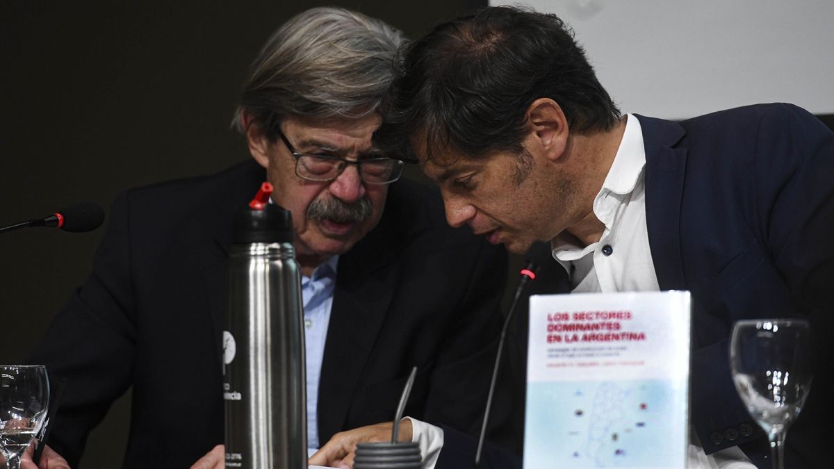 Strong definitions of Axel Kicillof in the presentation of the book The dominant sectors in Argentina
