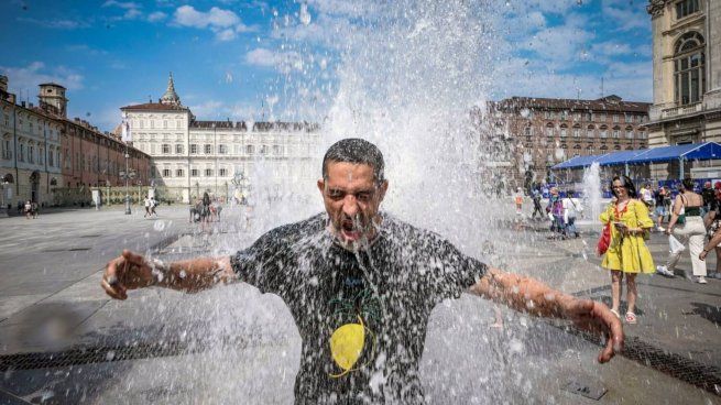 Ola de calor en Europa. 