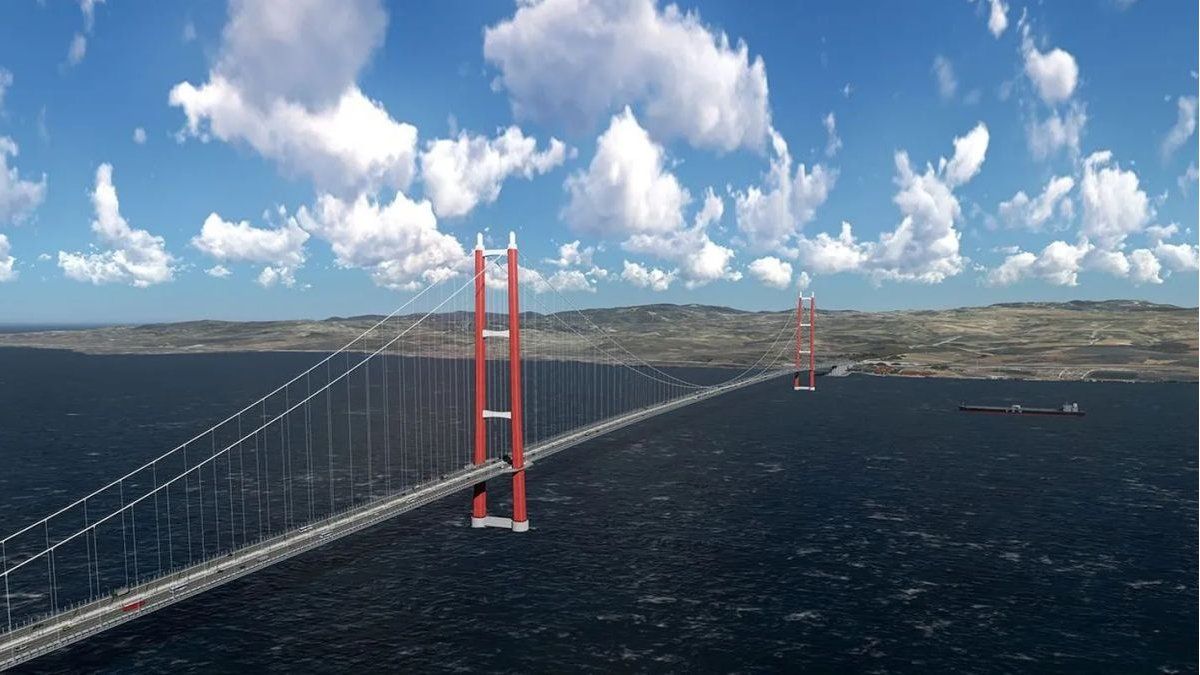 Turkey inaugurated the longest suspension bridge in the world Turkey inaugurated the longest suspension bridge in the world