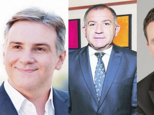 Martín Llaryora, Luis Juez y Rodrigo de Loredo.
