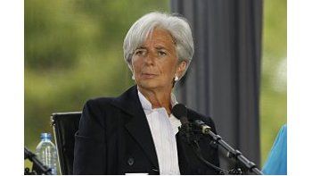 La directora gerente del FMI, Christine Lagarde.
