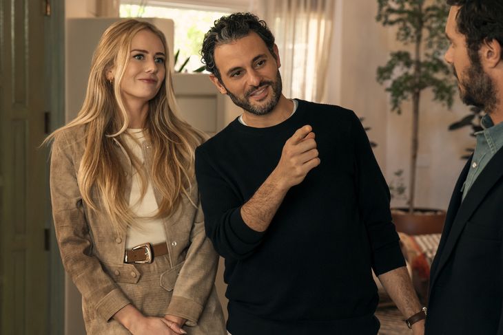 Justine Lupe como Morgan y Arian Moayed como Andy.