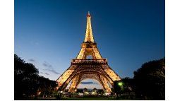 La Torre Eiffel, símbolo de París.