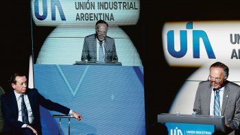 Celebración. Estaba previsto que el presidente Mauricio Macri fuera a encabezar el acto del Día de la Industria pero mandó a su ministro.
