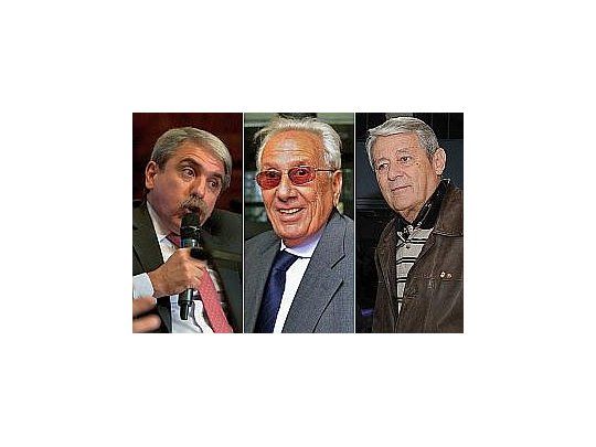 Aníbal Fernández, Héctor Recalde y Carlos Kunkel