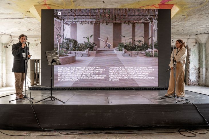 Habla al público Juan Blas Fernández, gerente de CASA FOA, durante la presentación del evento que llega en octubre Habla al público Juan Blas Fernández, gerente de CASA FOA, durante la presentación del evento que llega en octubre
