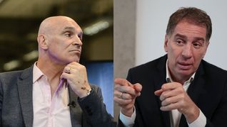 José Luis Espert y Diego Santilli.  José Luis Espert y Diego Santilli.