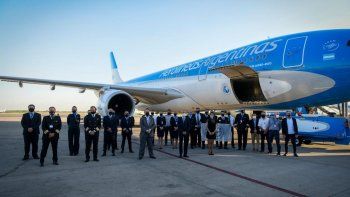 El Airbus 330-200 de Aerolíneas Argentinas regresará a Ezeiza el sábado 16 antes del mediodía.
