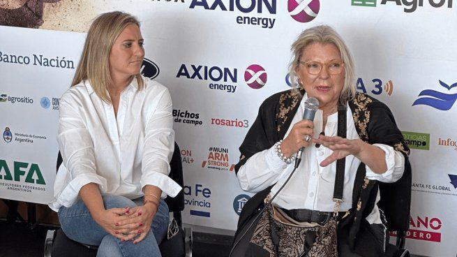 Elisa Carrió, en la expo Agroactiva.