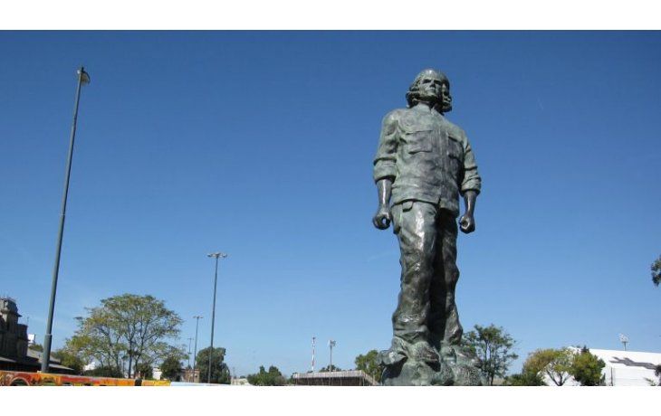 El monumento del Ernesto Che Guevara en Rosario.