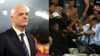 Infantino condenó los actos de violencia en el Maracaná.