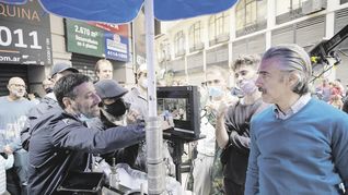 El gerente. Ariel Winograd y Leonardo Sbaraglia ruedan el primer film nacional donde interviene Paramount+.