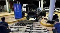 Aduana evita contrabando de armas de guerra