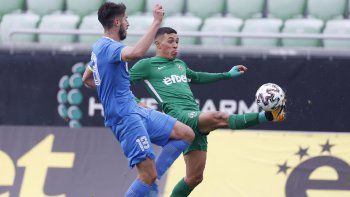 Gol. Matías Tissera marcó para Ludogorets el primer gol argentino de esta edición de la Champions League.