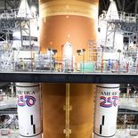 El cohete Space Launch System (SLS), de la Administración Nacional de Aeronáutica y el Espacio de EEUU. El cohete Space Launch System (SLS), de la Administración Nacional de Aeronáutica y el Espacio de EEUU.