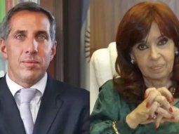 Cristina Fernández de Kirchner y Diego Luciani.