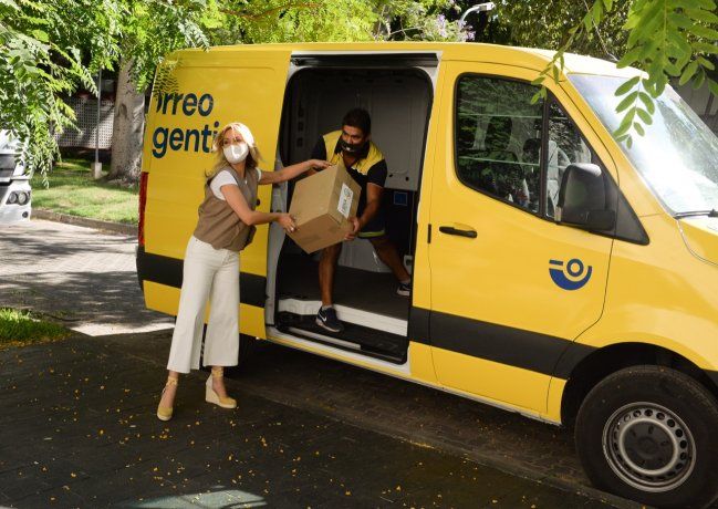 El Correo Argentino realizó la distribución