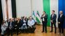 El acto de la firma de la Compensación Financiera Transitoria para 14 municipios se realizó en la Casa de Gobierno.