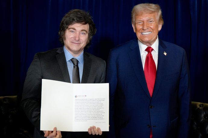 JAVIER MILEI Y DONALD TRUMP