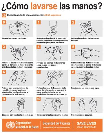 Recomendaciones de la OMS. 