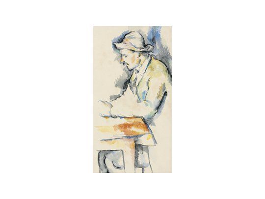 La acuarela «Un jugador de cartas», que setemía perdida, será subastada por «Christie’s» de Nueva York.