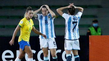 la seleccion argentina femenina fue goleada por brasil en el inicio de la copa america