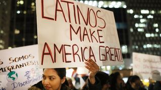 Protesta en contra de las políticas contra los migrantes de Donadl Trump.