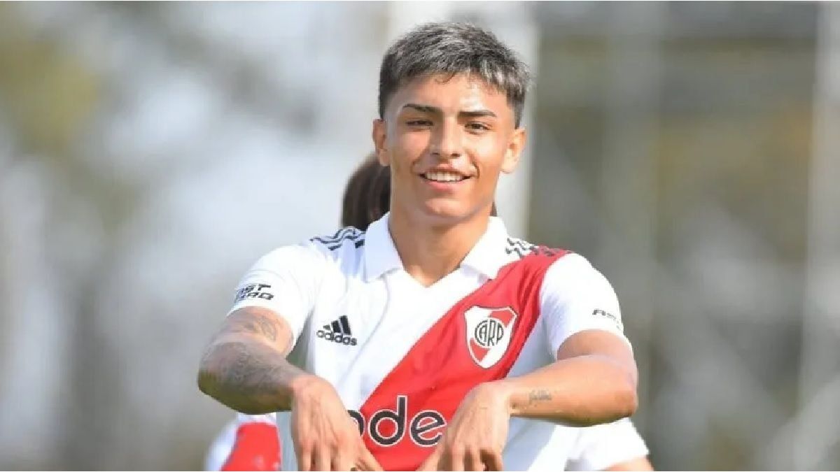 The opposite of Echeverri: Agustín Ruberto renewed at River, with the highest clause