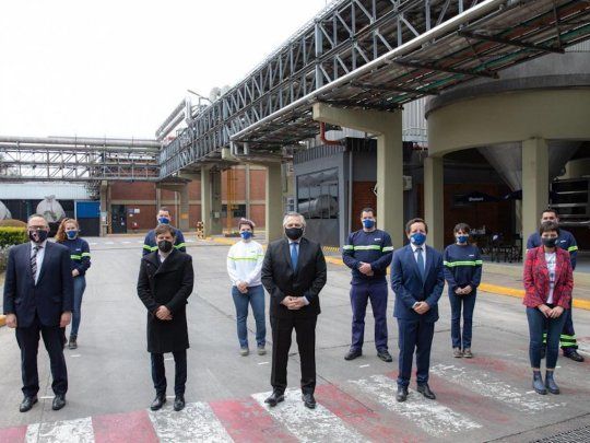 El presidente Alberto Fernández se refirió al reclamo de la policía bonaerense al encabezar un acto en la Cervecería Quilmes.
