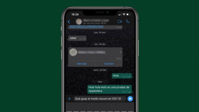 WhatsApp prepara su modo oscuro.