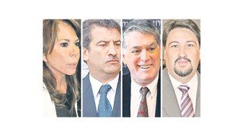 Olga Riutort, Sergio Urribarri, Jorge Ferreira, Maurice Closs