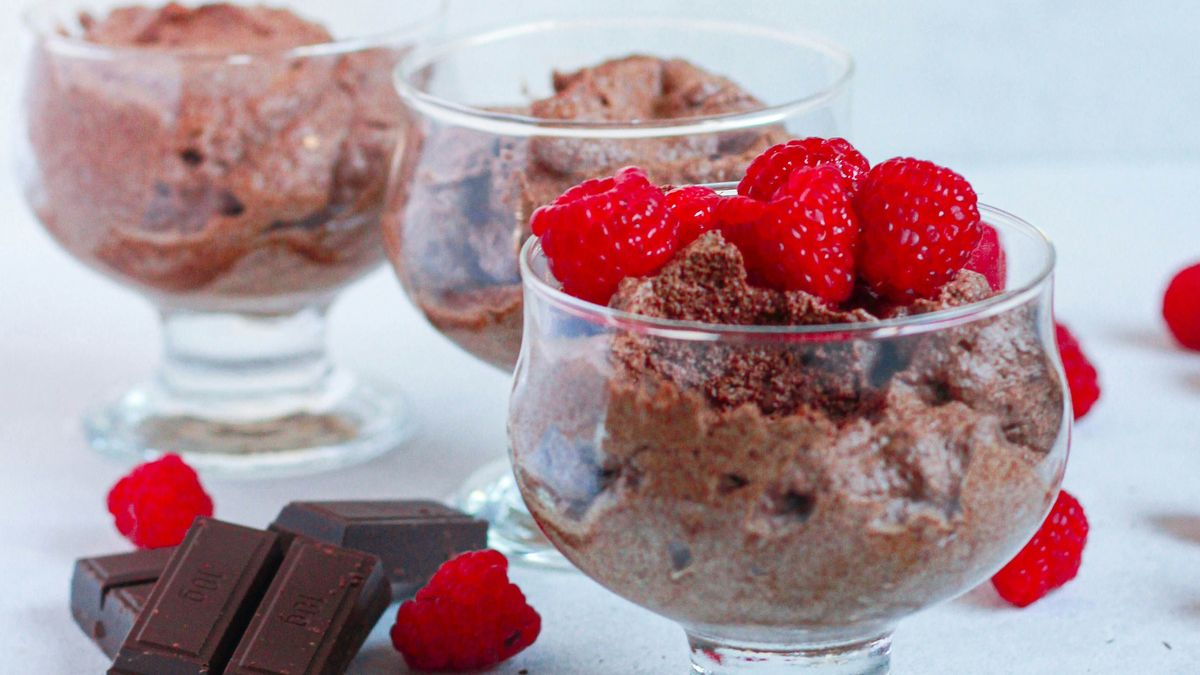 The best recipe for a very foamy chocolate mousse