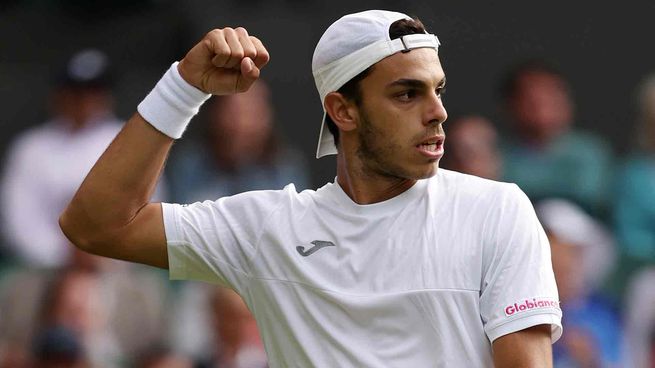 Cerúndolo logró su primera victoria personal en Wimbledon.