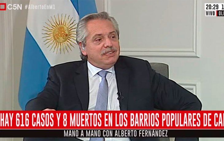 El problema con la economía no es la cuarentena, es la economía,&nbsp;expresó el Presidente en durante una entrevista por C5N con el Gato Silvestre.